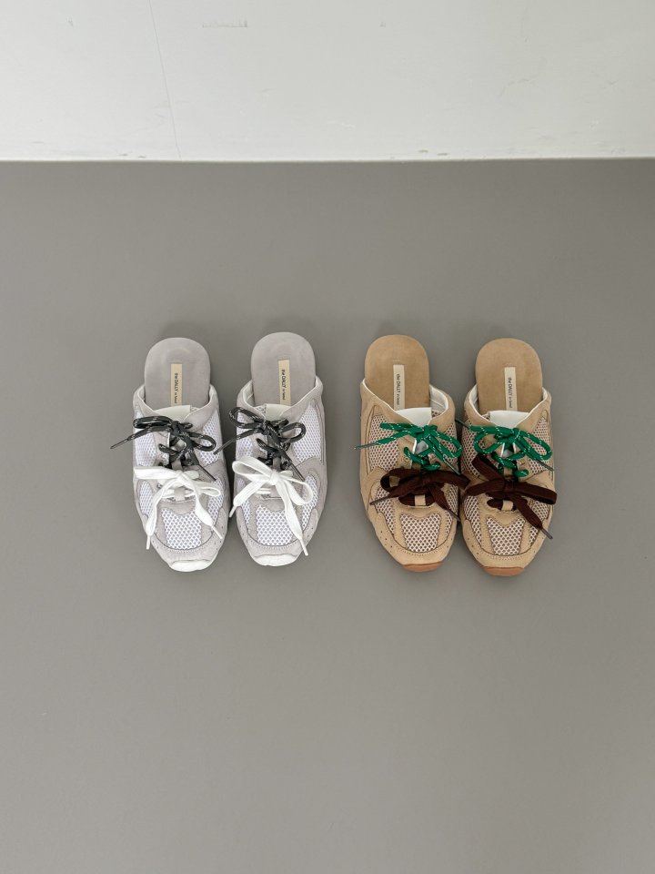 Vade - Korean Women Fashion - #momslook - Mesh Mule Sneakers - 4