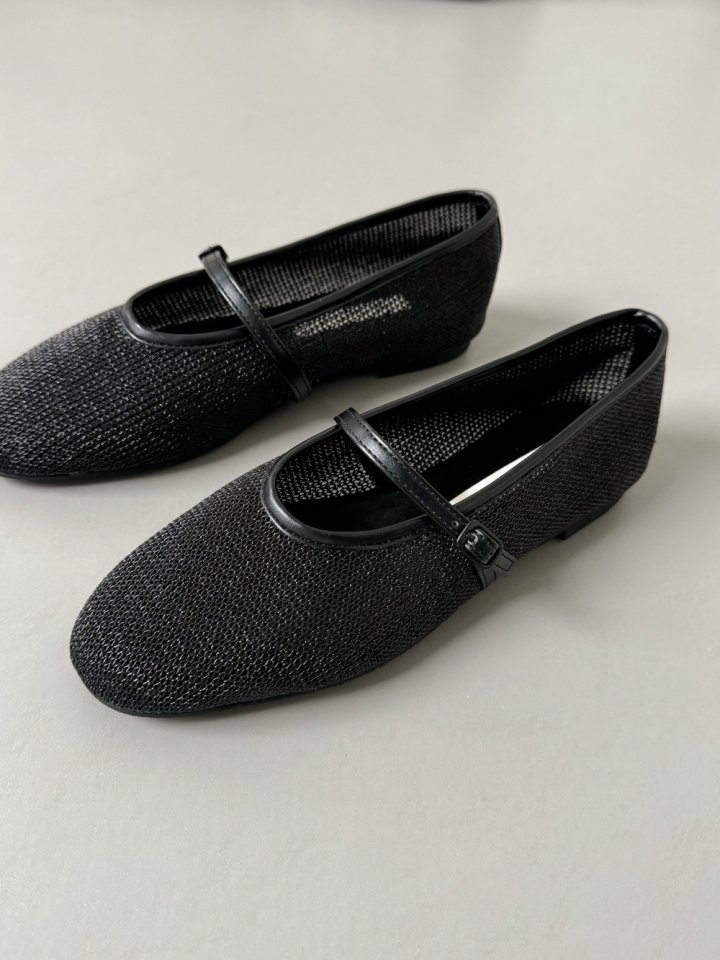 Vade - Korean Women Fashion - #womensfashion - Mesh Vivid Round Flat - 8