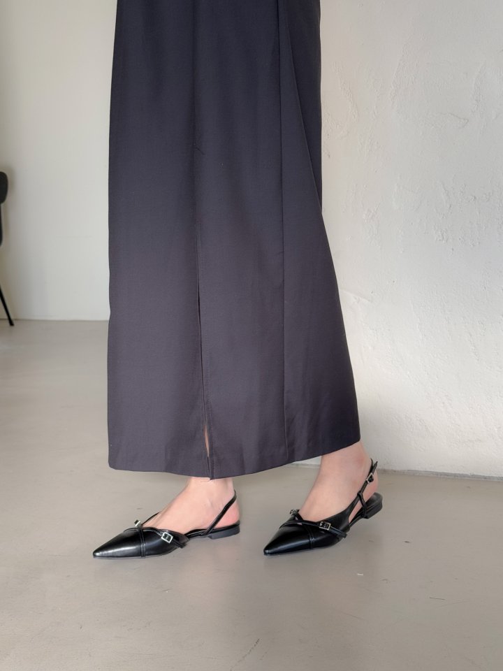 Vade - Korean Women Fashion - #womensfashion - Stiletto Twist Slingback Flat - 11