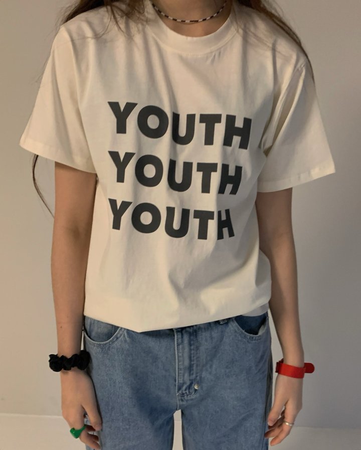 Via - Korean Women Fashion - #momslook - Youth Tee - 8