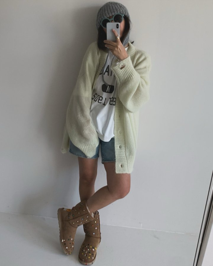 Via - Korean Women Fashion - #momslook - Over Long Cardigan - 6