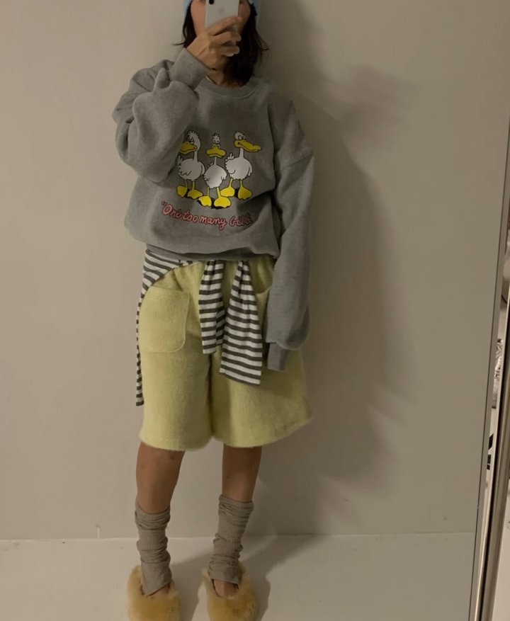 Via - Korean Women Fashion - #pursuepretty - Duck Sweatshirts - 7