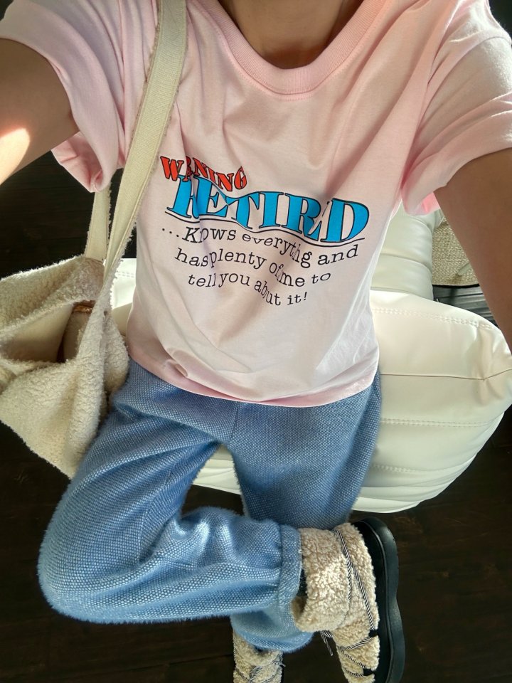 Via - Korean Women Fashion - #restrostyle - Warning Tee - 11
