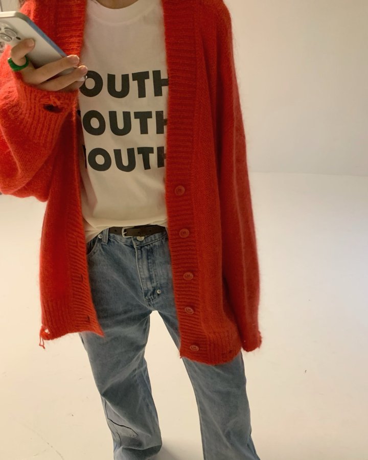 Via - Korean Women Fashion - #shopsmall - Youth Tee - 4
