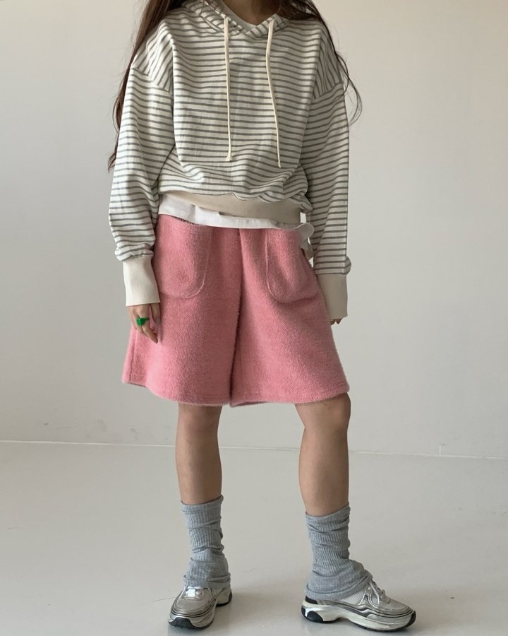Via - Korean Women Fashion - #thelittlethings - Stripe Hoody - 2