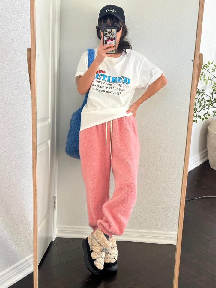 Via - Korean Women Fashion - #vintageinspired - Warning Tee - 9