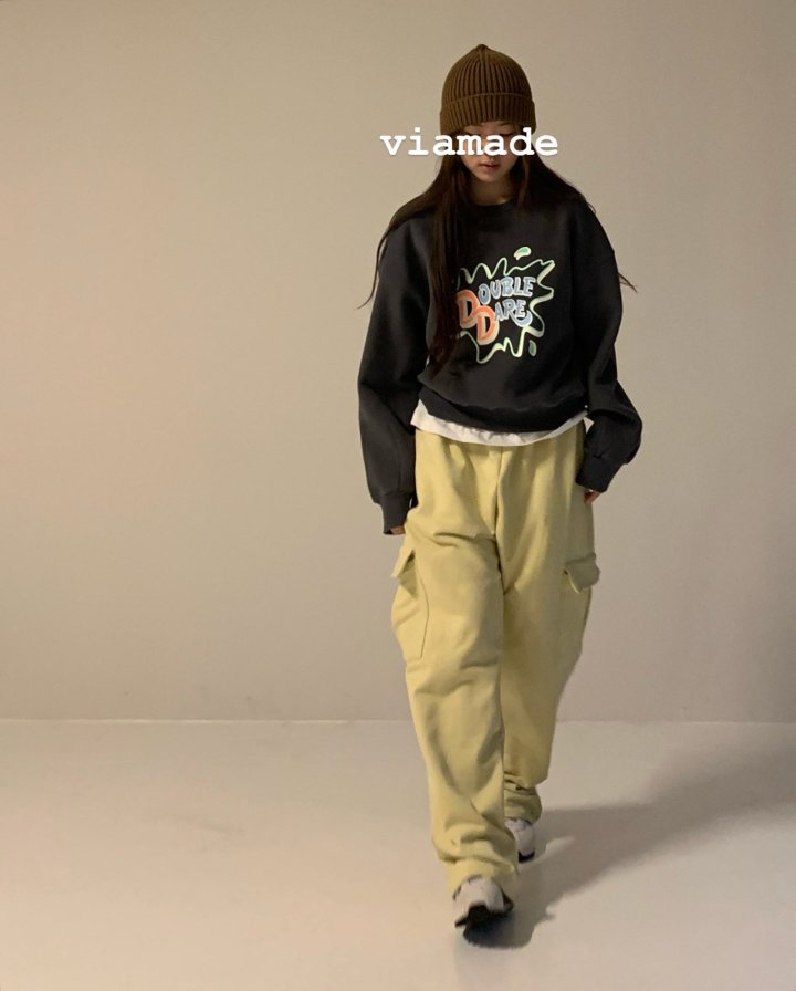 Via - Korean Women Fashion - #vintagekidsstyle - Double Sweatshirts - 7