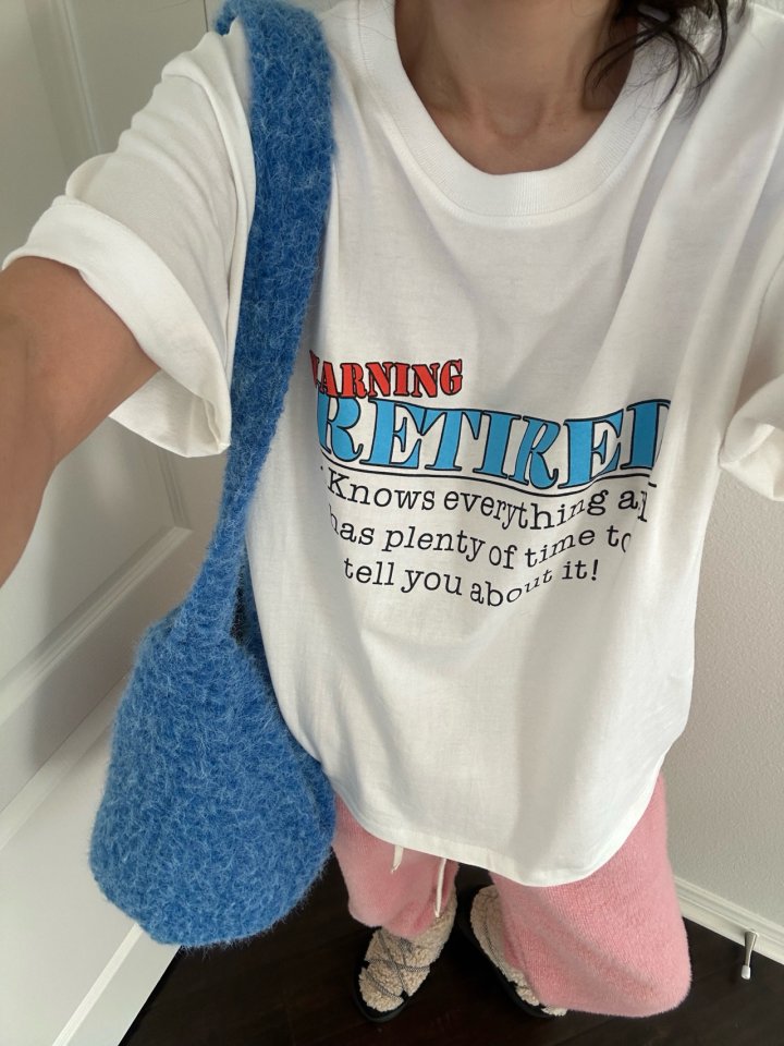 Via - Korean Women Fashion - #womensfashion - Warning Tee - 8