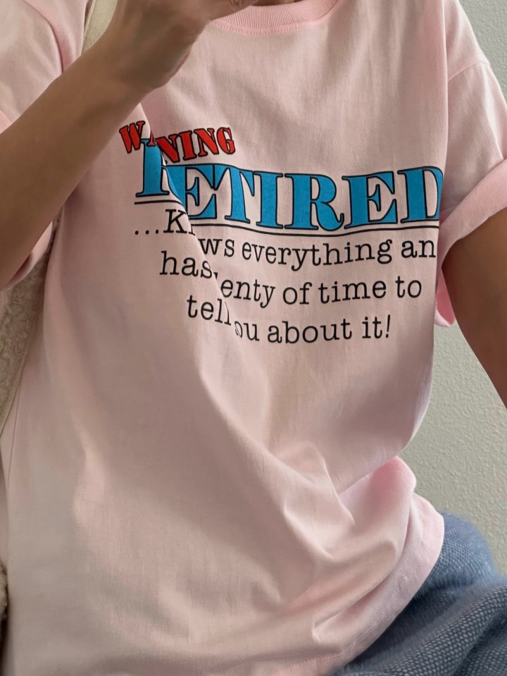 Via - Korean Women Fashion - #womensfashion - Warning Tee - 3