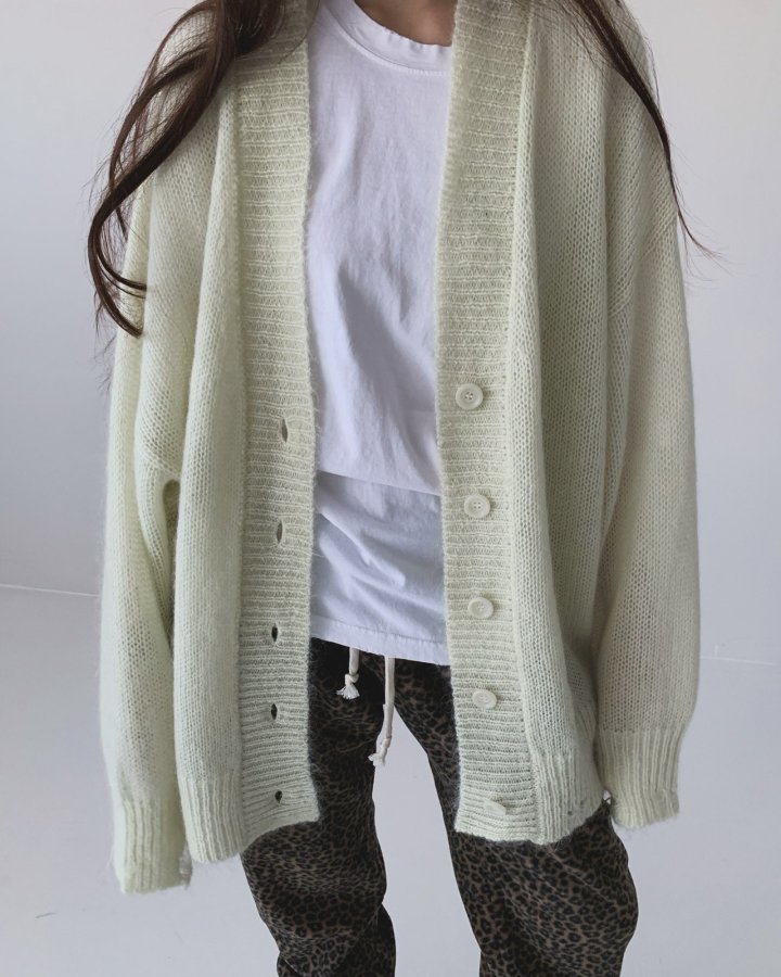 Via - Korean Women Fashion - #womensfashion - Over Long Cardigan - 3