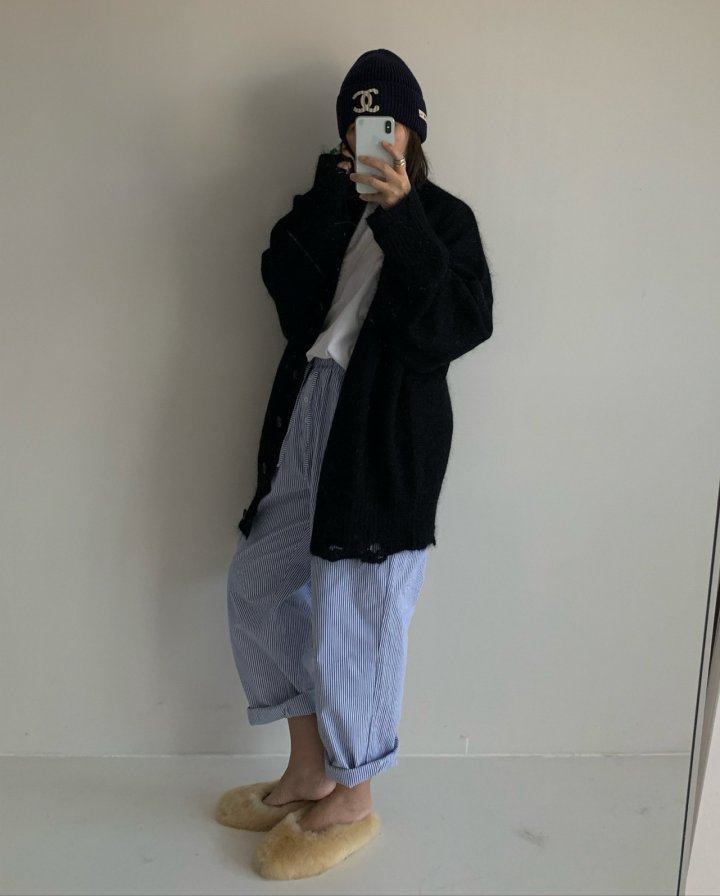 Via - Korean Women Fashion - #womensfashion - Over Long Cardigan - 10