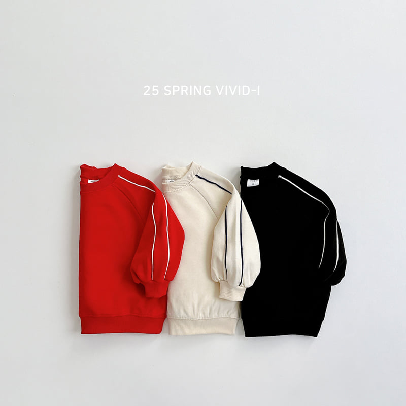 Vivid I - Korean Children Fashion - #kidzfashiontrend - Two-line Sweatshirts - 4