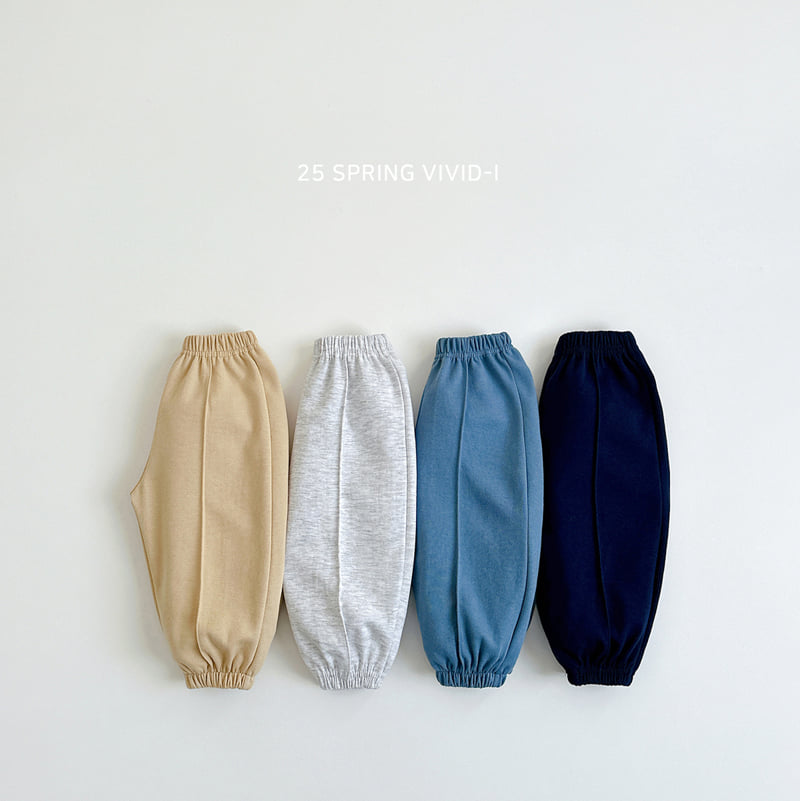 Vivid I - Korean Children Fashion - #Kfashion4kids - Pintuck Jogger Pants - 3