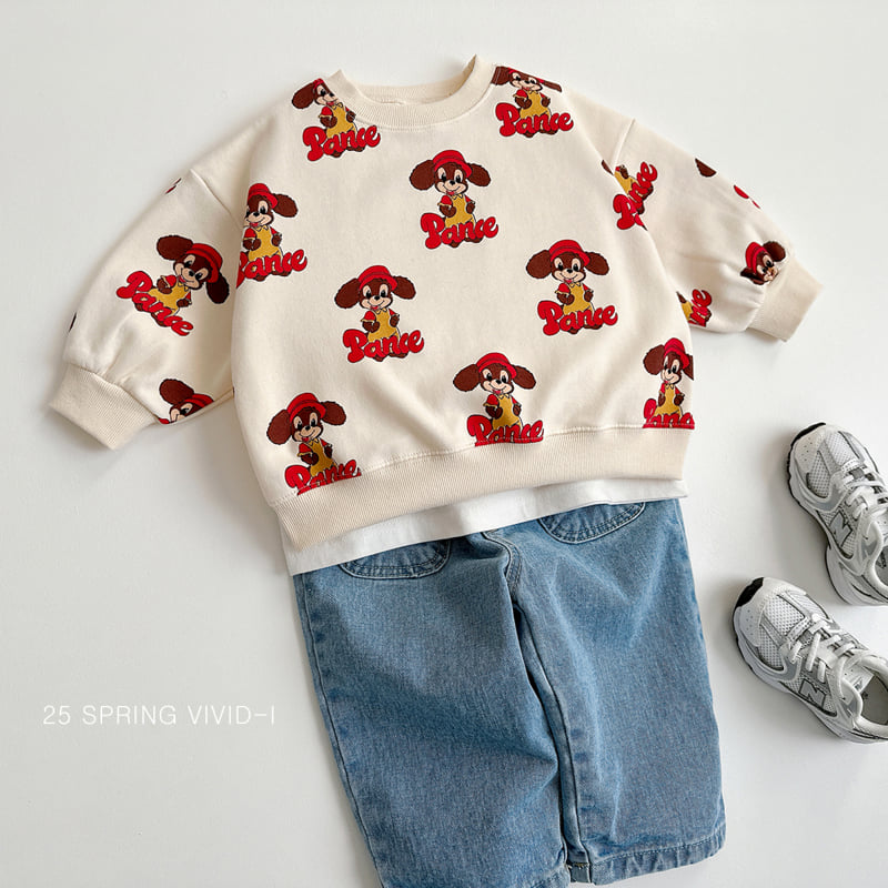Vivid I - Korean Children Fashion - #Kfashion4kids - Pop Art Top Bottom Set - 12