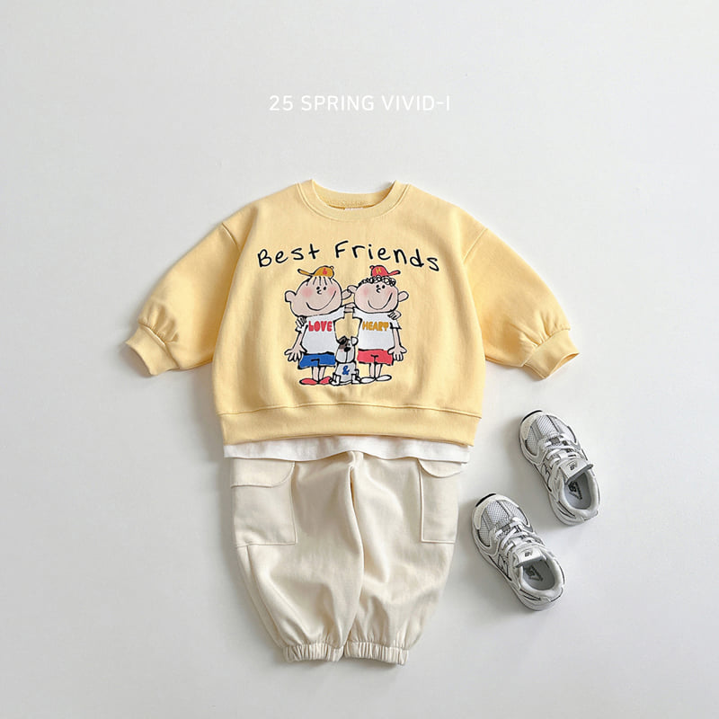 Vivid I - Korean Children Fashion - #Kfashion4kids - Friends Sweatshirts - 11