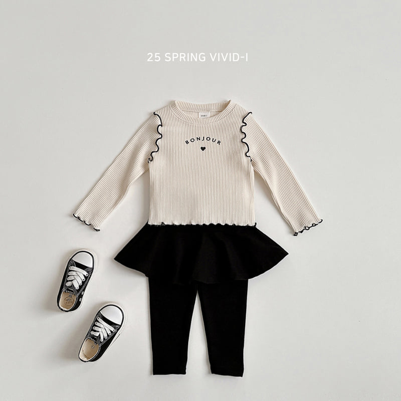 Vivid I - Korean Children Fashion - #Kfashion4kids - Bonjour Wing Tee - 8