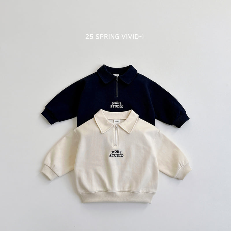 Vivid I - Korean Children Fashion - #Kfashion4kids - Collar Anorak Sweatshirts - 5