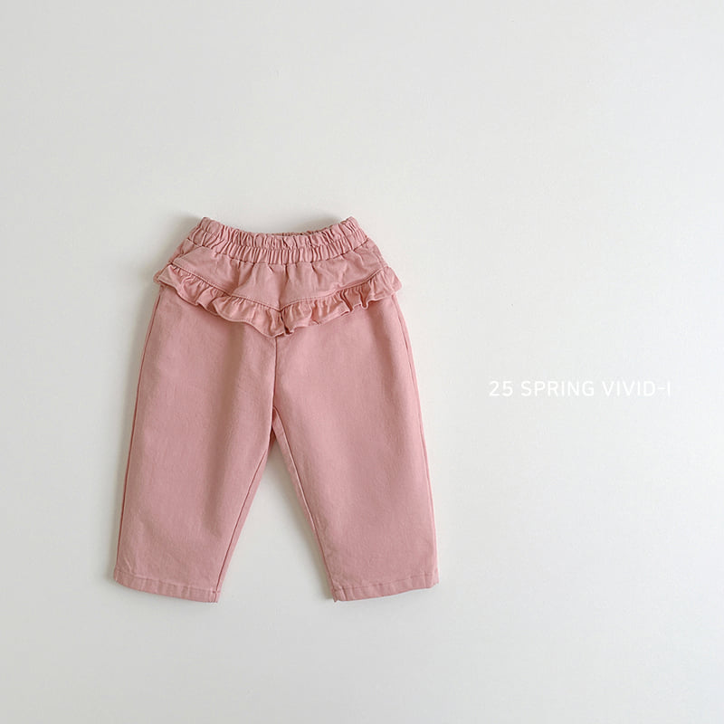 Vivid I - Korean Children Fashion - #Kfashion4kids - Hip Frill Pants - 3