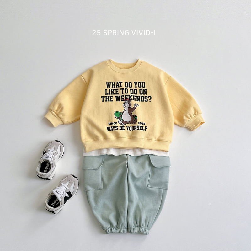Vivid I - Korean Children Fashion - #Kfashion4kids - Bear Skate Sweatshirts - 8