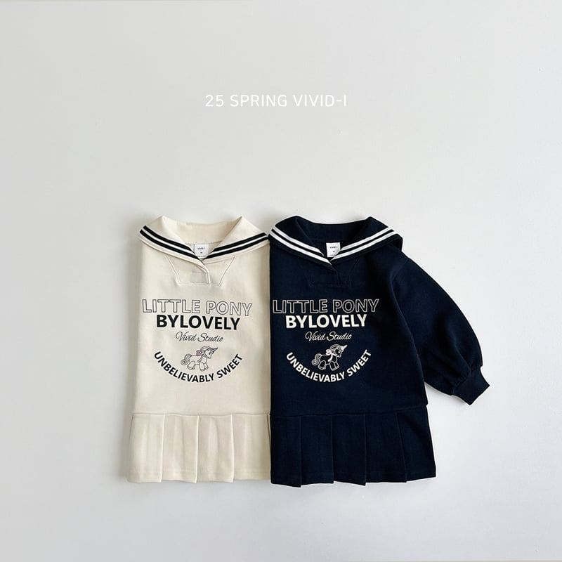 Vivid I - Korean Children Fashion - #Kfashion4kids - Unicorn Sailor One-piece - 3