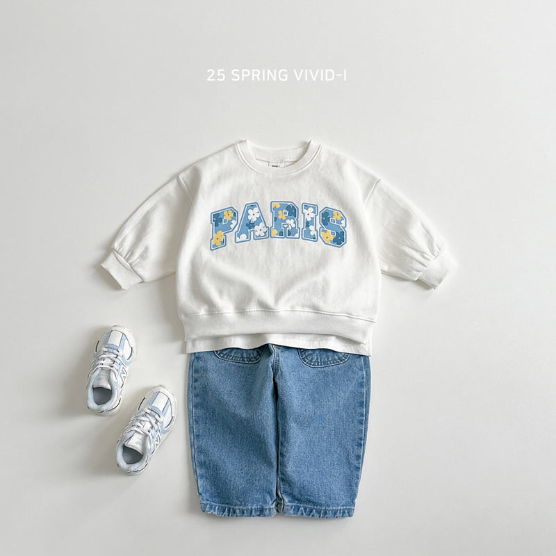 Vivid I - Korean Children Fashion - #Kfashion4kids - Paris Sweatshirts - 9