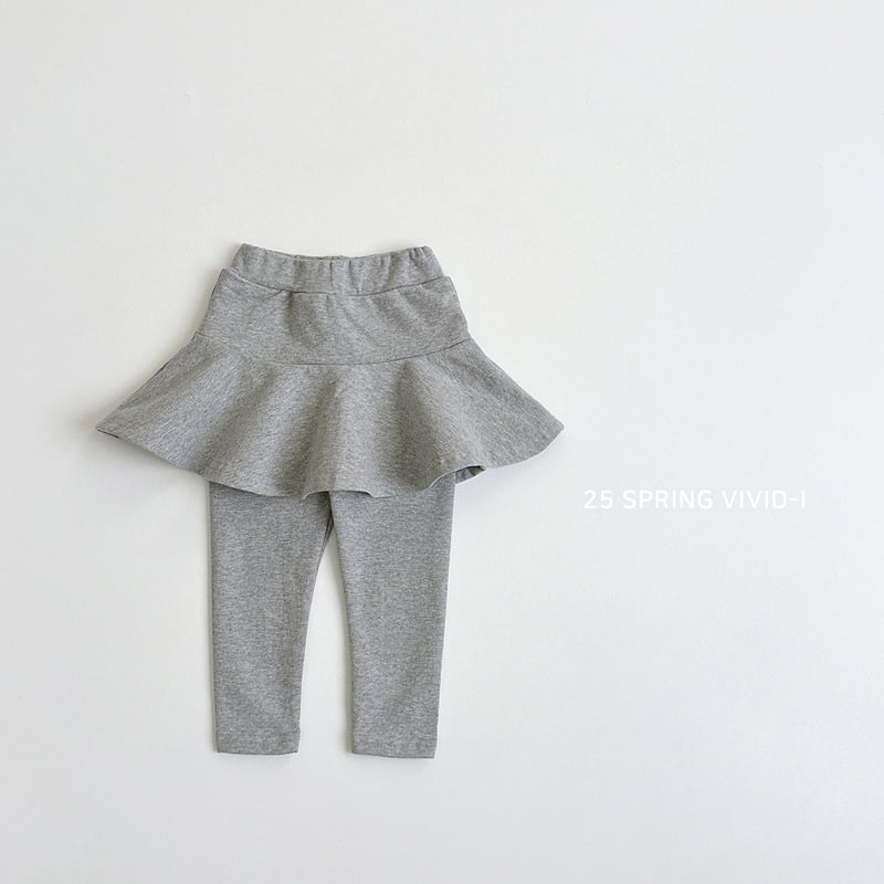 Vivid I - Korean Children Fashion - #Kfashion4kids - Skirt Leggings - 5