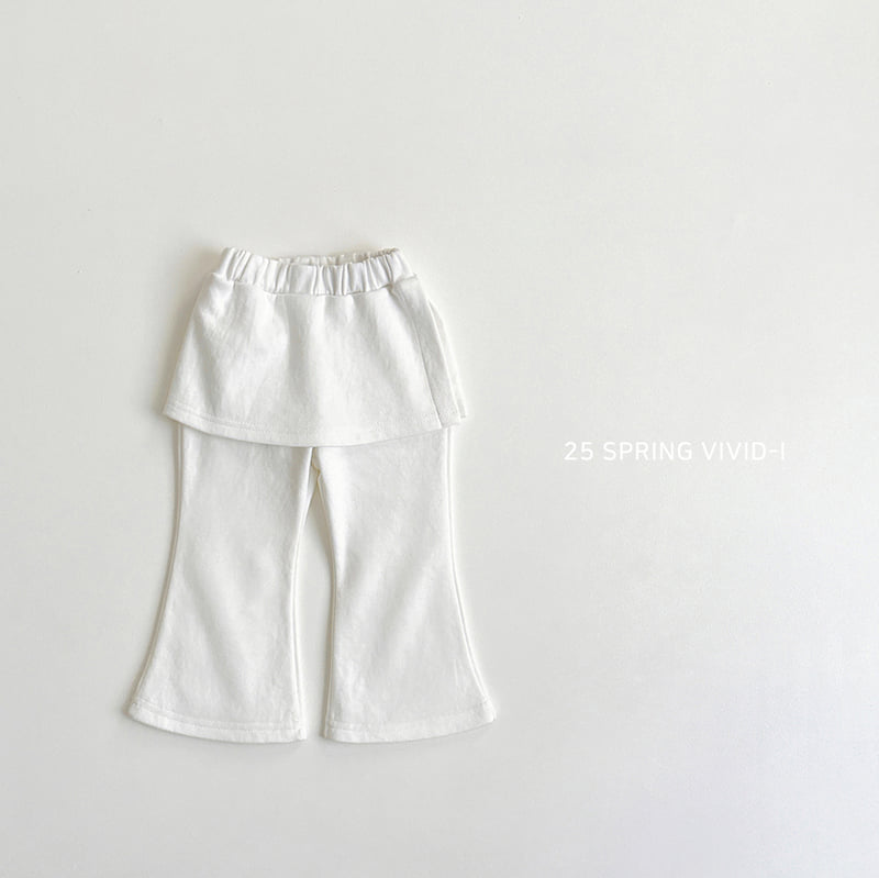 Vivid I - Korean Children Fashion - #Kfashion4kids - Wrap Skirt Bootcut Pants - 5
