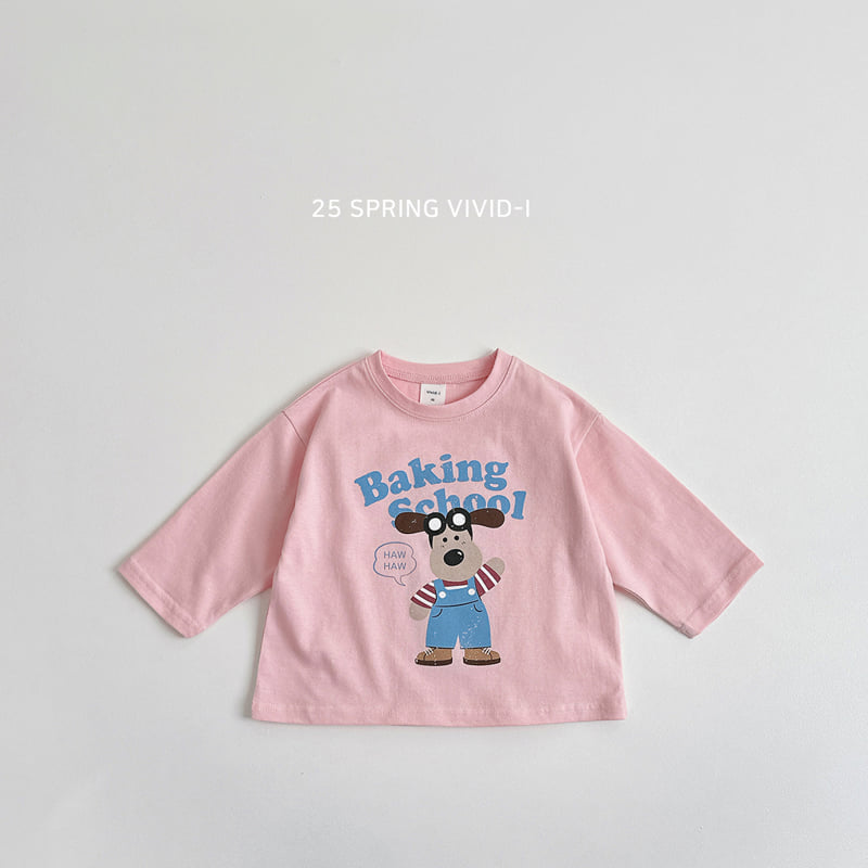 Vivid I - Korean Children Fashion - #kidzfashiontrend - Vintage Dog Tee - 4
