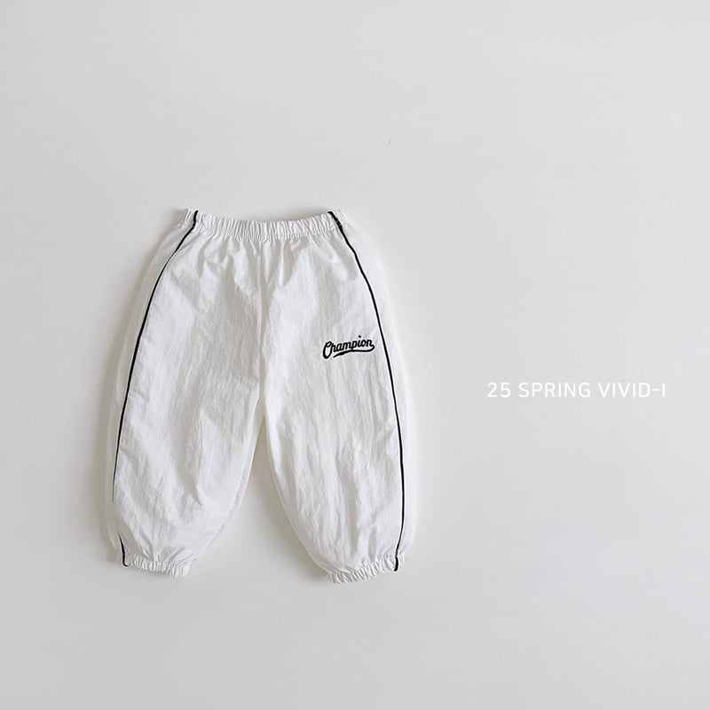 Vivid I - Korean Children Fashion - #childofig - Rustle Jogger Pants - 5