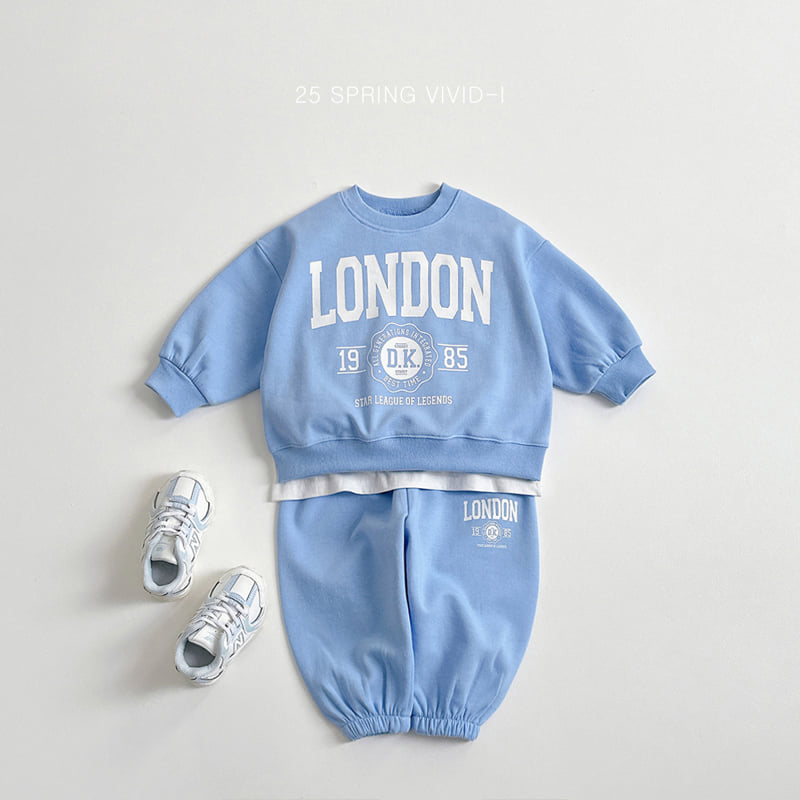 Vivid I - Korean Children Fashion - #stylishchildhood - London Top Bottom Set - 4