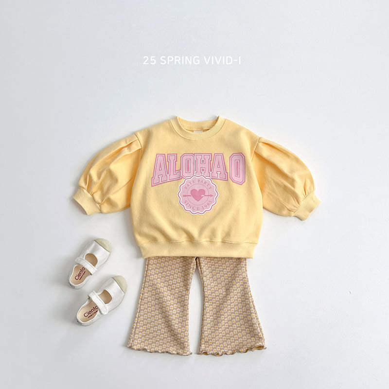 Vivid I - Korean Children Fashion - #childofig - Aloha Puff Sweatshirts - 8