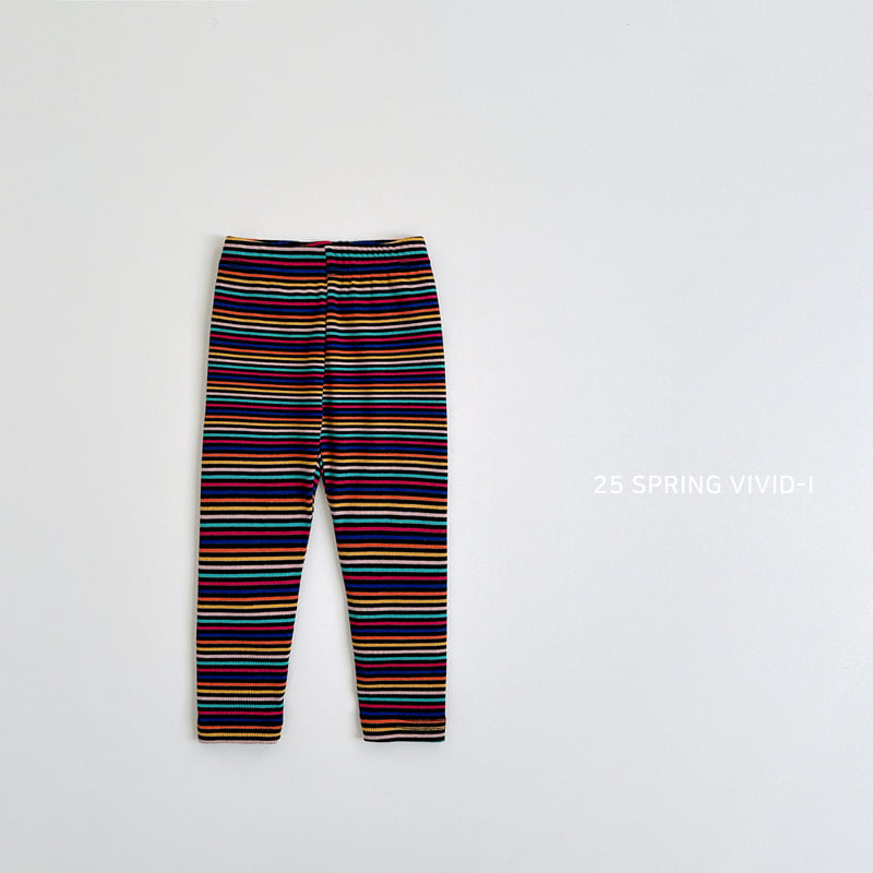 Vivid I - Korean Children Fashion - #childofig - Colorful Leggings - 6