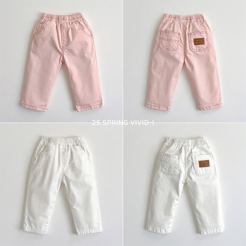 Vivid I - Korean Children Fashion - #childofig - Span Stitch Pants - 3