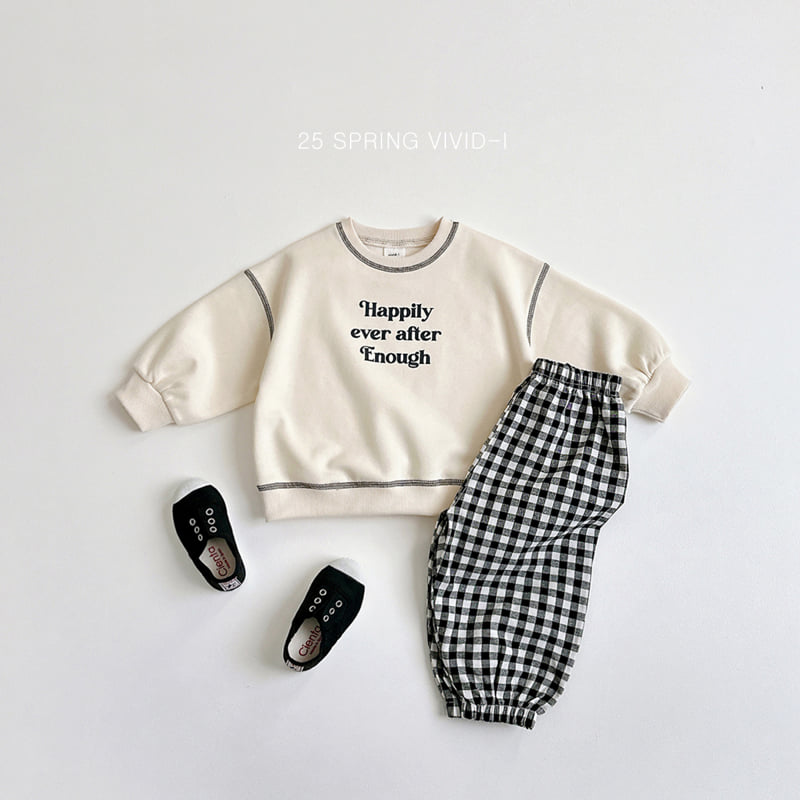 Vivid I - Korean Children Fashion - #childofig - Stitch Top Bottom Set - 8