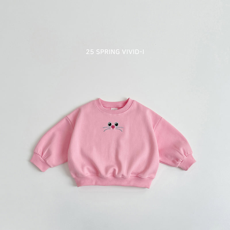 Vivid I - Korean Children Fashion - #childofig - Cat Crop Sweatshirts - 6