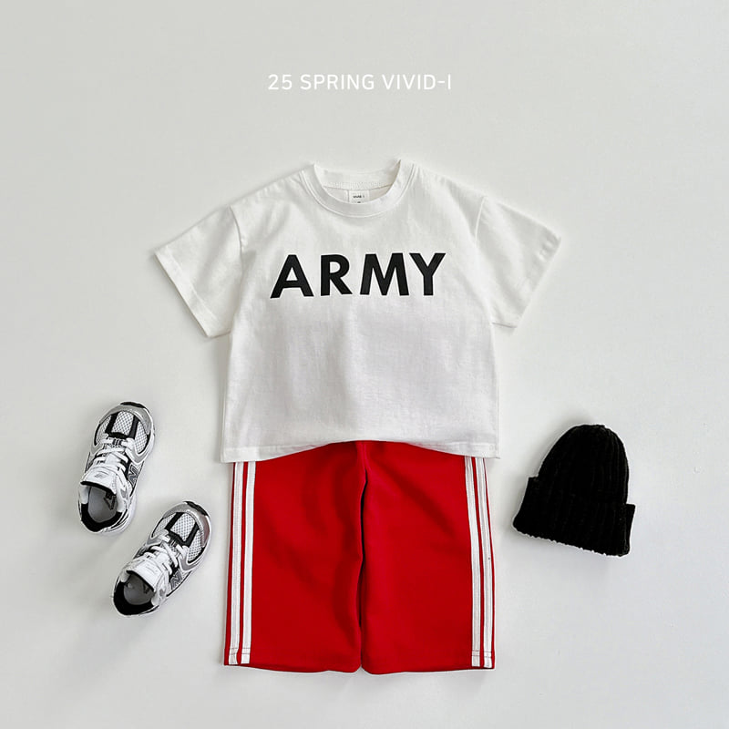 Vivid I - Korean Children Fashion - #childofig - Army Short Sleeve Tee - 11