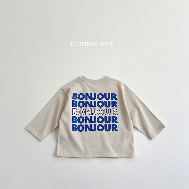 Vivid I - Korean Children Fashion - #childofig - Bonjour Single Tee - 10