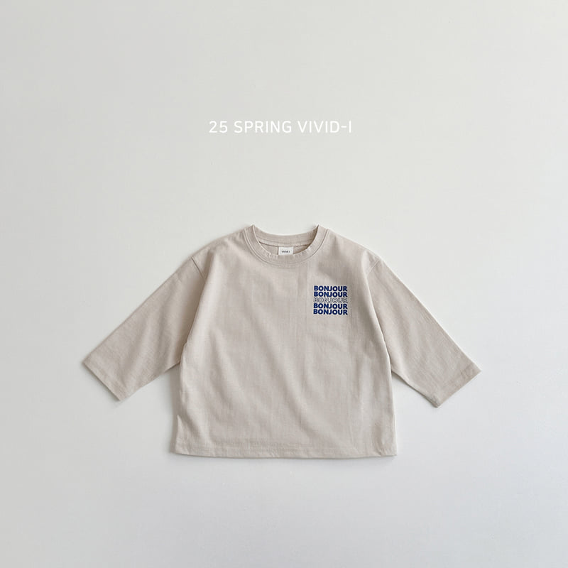 Vivid I - Korean Children Fashion - #childofig - Bonjour Single Tee - 9