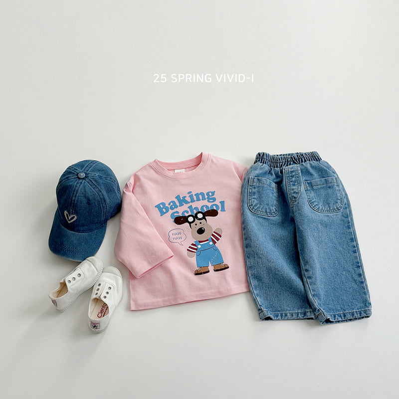 Vivid I - Korean Children Fashion - #childofig - Vintage Dog Tee - 12