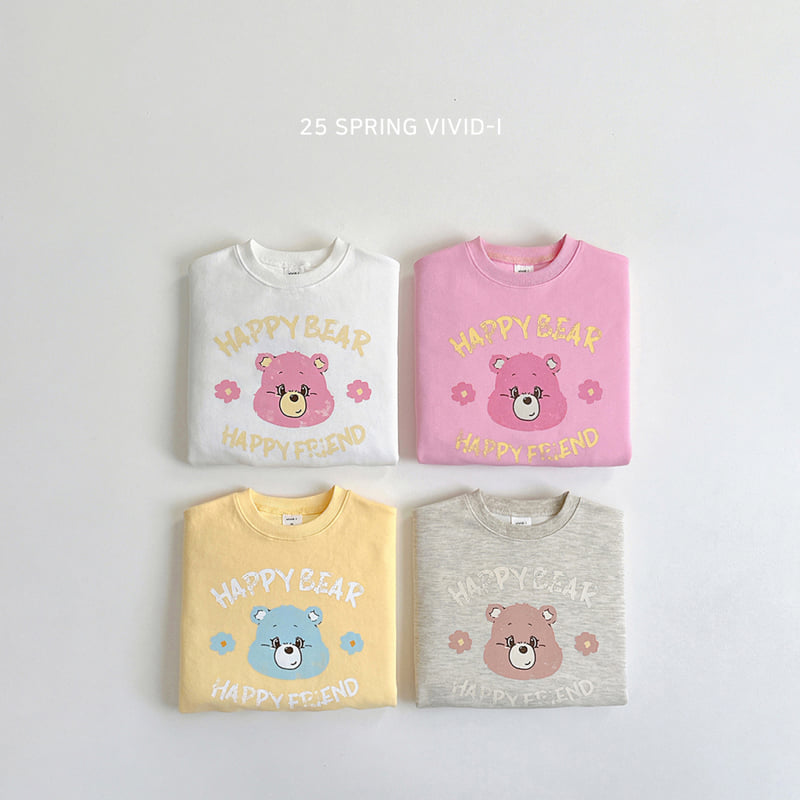 Vivid I - Korean Children Fashion - #childofig - Flower Bear Sweatshirts