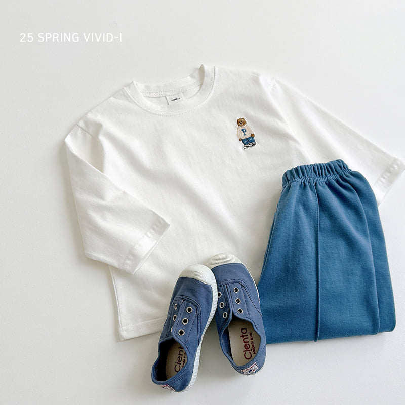 Vivid I - Korean Children Fashion - #childrensboutique - Signature Bear Single Tee - 11