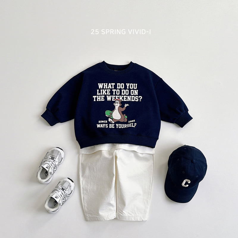 Vivid I - Korean Children Fashion - #childrensboutique - Span Cotton Pants - 7