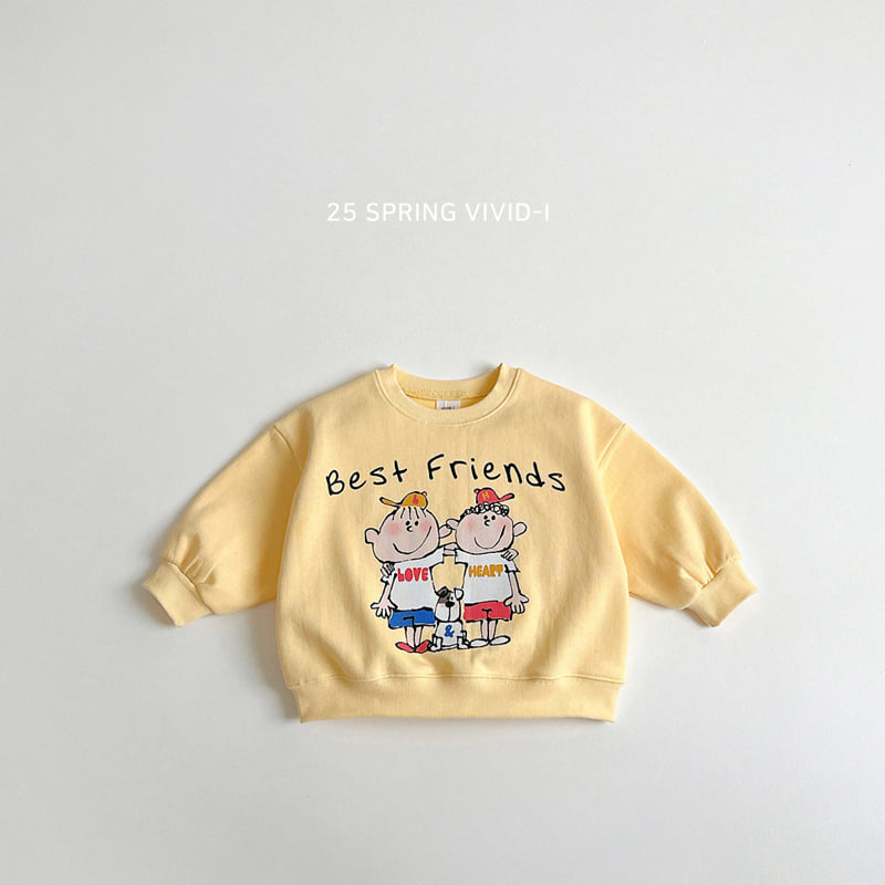 Vivid I - Korean Children Fashion - #childofig - Friends Sweatshirts - 4
