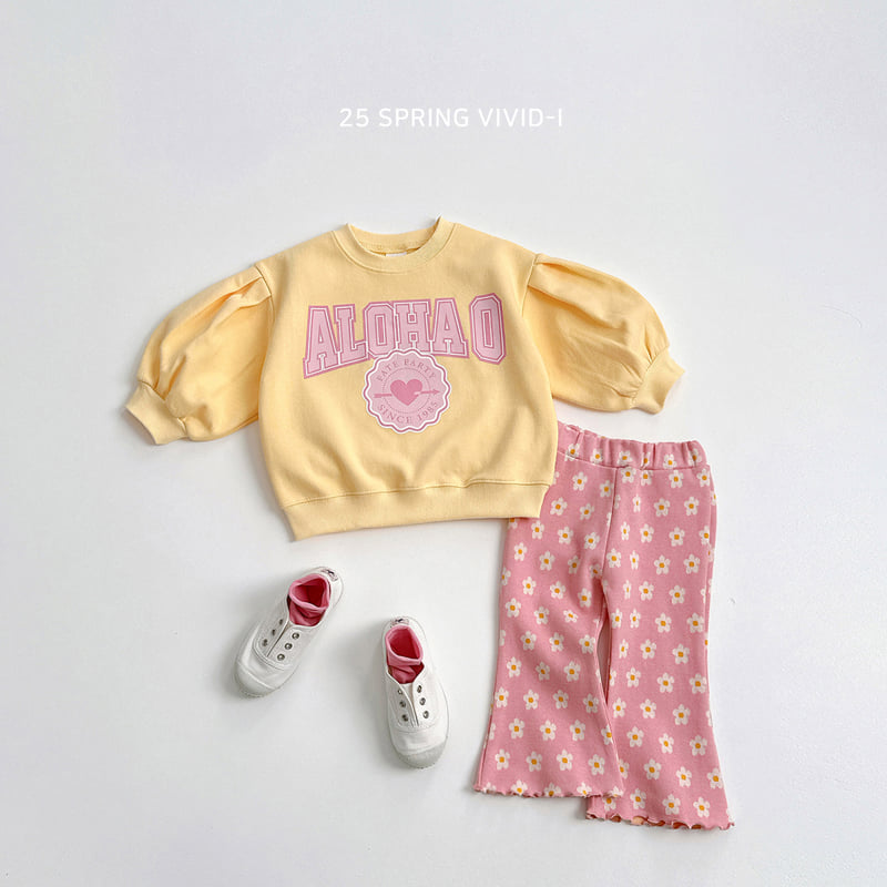 Vivid I - Korean Children Fashion - #childrensboutique - Aloha Puff Sweatshirts - 9