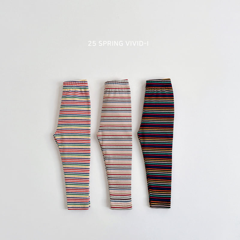 Vivid I - Korean Children Fashion - #childrensboutique - Colorful Leggings - 8