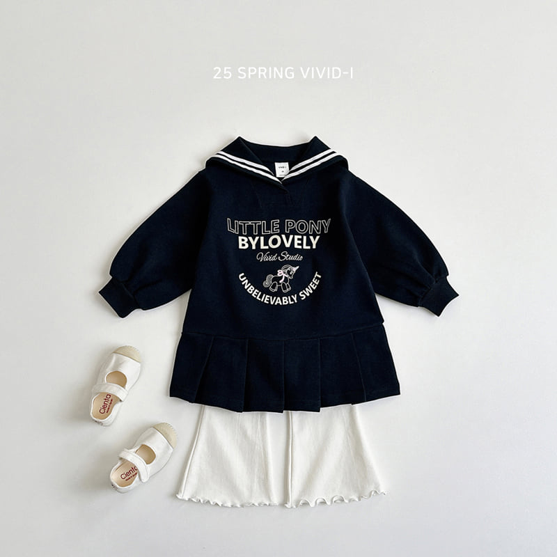Vivid I - Korean Children Fashion - #childrensboutique - Unicorn Sailor One-piece - 12
