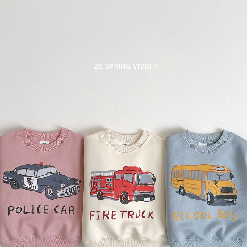 Vivid I - Korean Children Fashion - #childrensboutique - Crayon Car Sweatshirts - 3