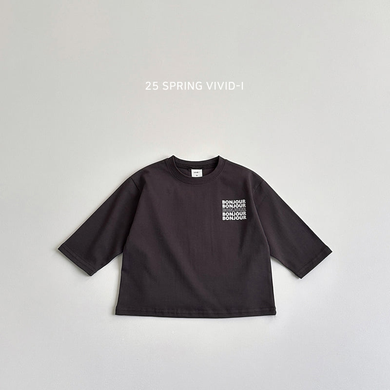 Vivid I - Korean Children Fashion - #childrensboutique - Bonjour Single Tee - 11