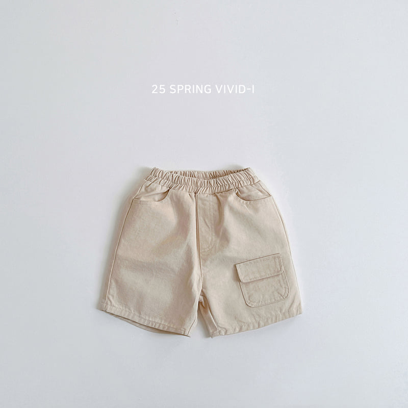 Vivid I - Korean Children Fashion - #designkidswear - Cotton Pocket Shorts - 3