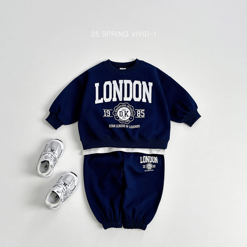 Vivid I - Korean Children Fashion - #designkidswear - London Top Bottom Set - 6